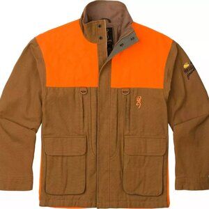 Men's LARGE Browning Pheasants Forever Hunting Jacket, Canvas, Cartridge Pockets
